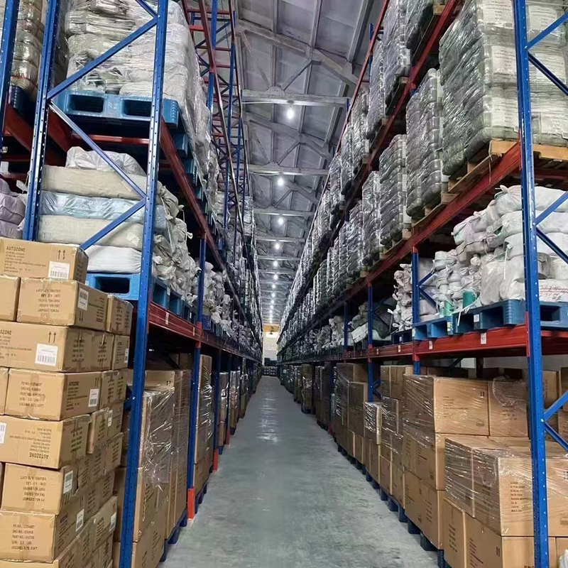Rak Palet Drive-In 5 Tingkat Tugas Berat, Baja Industri, Logam, Tahan Lama, Dapat Dilipat, Dapat Diatur, Anti Karat, Kapasitas 500-4000kg/Tingkat, ISO