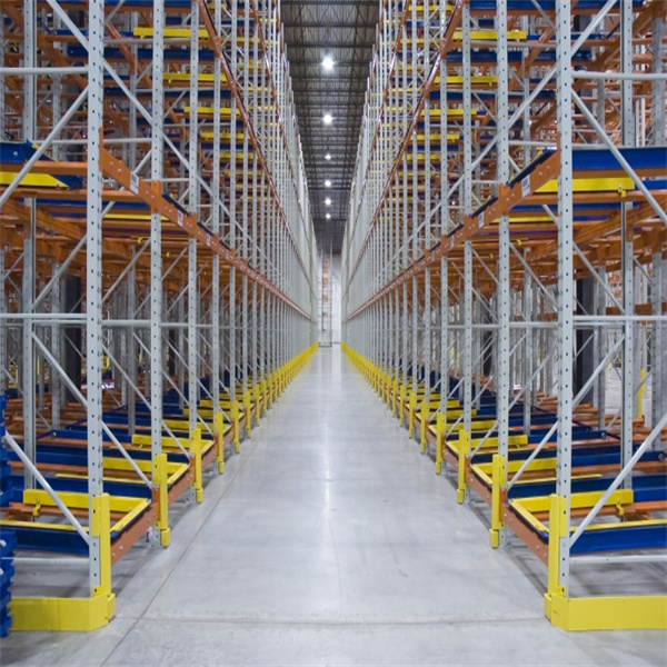 Heavy Duty First in Last Out Push Back Rack System