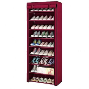 High Quality 9 Tiers Cheap Shoe Rack Cabinet Folding Portable Shelf Shoe Rack