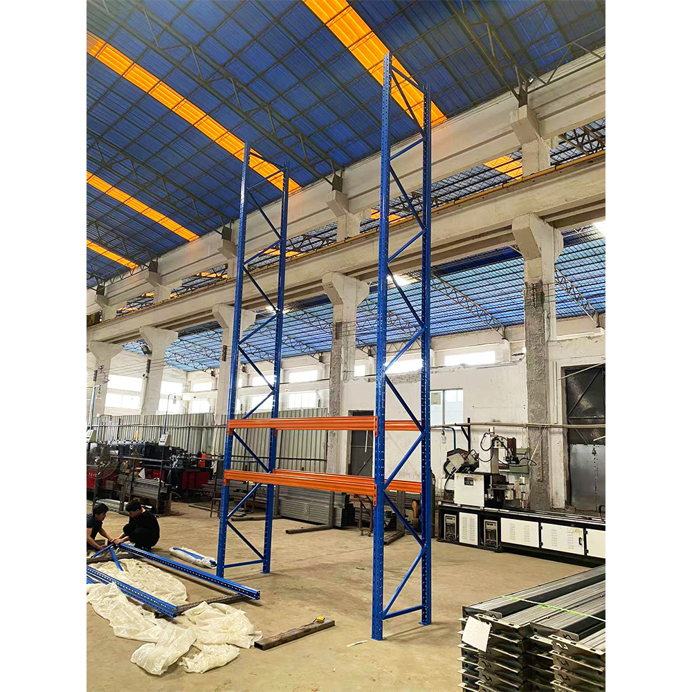 Sistem Rak Palet Baja Tugas Berat High Bay untuk Gudang Industri, Rak Penyimpanan Kepadatan Tinggi