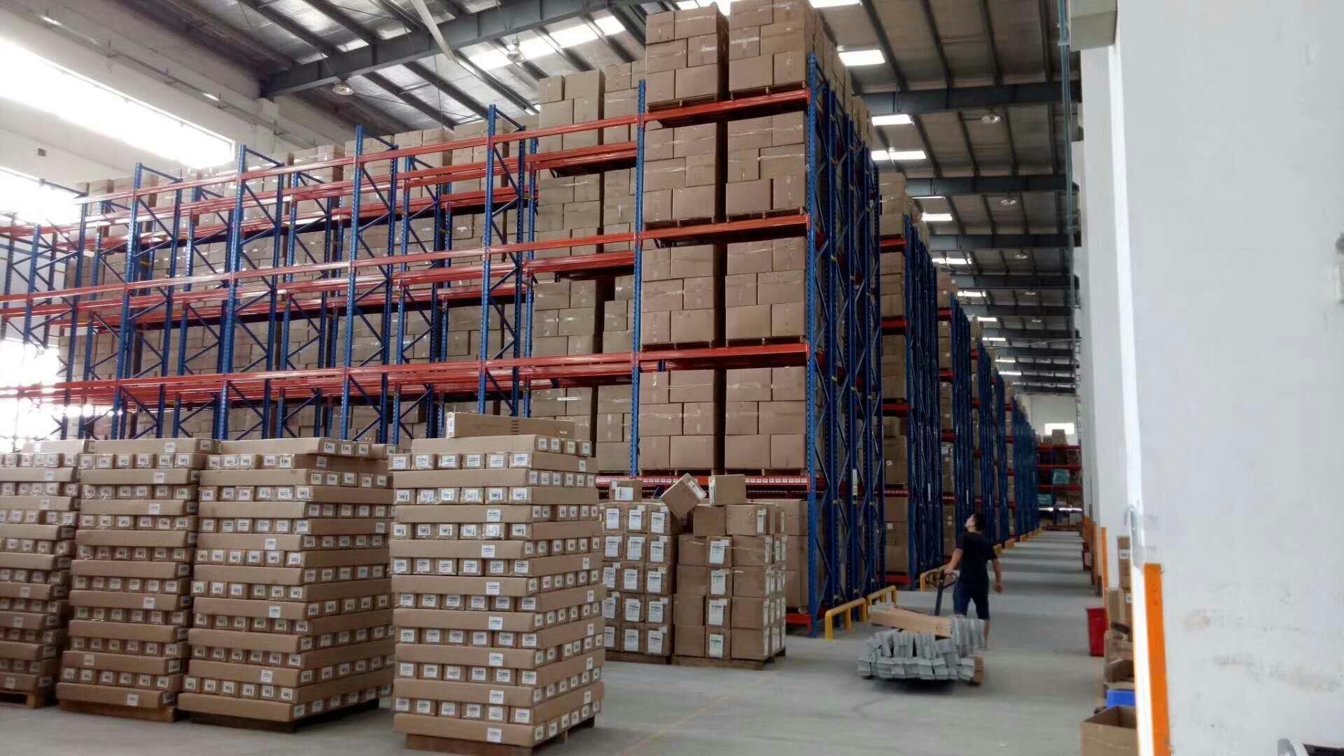 Rak Penyimpanan Gudang Palet Tugas Berat dengan Tinggi yang Dapat Diatur, Baja Canai Dingin, Dilapisi Bubuk, Kustomisasi Tanpa Baut