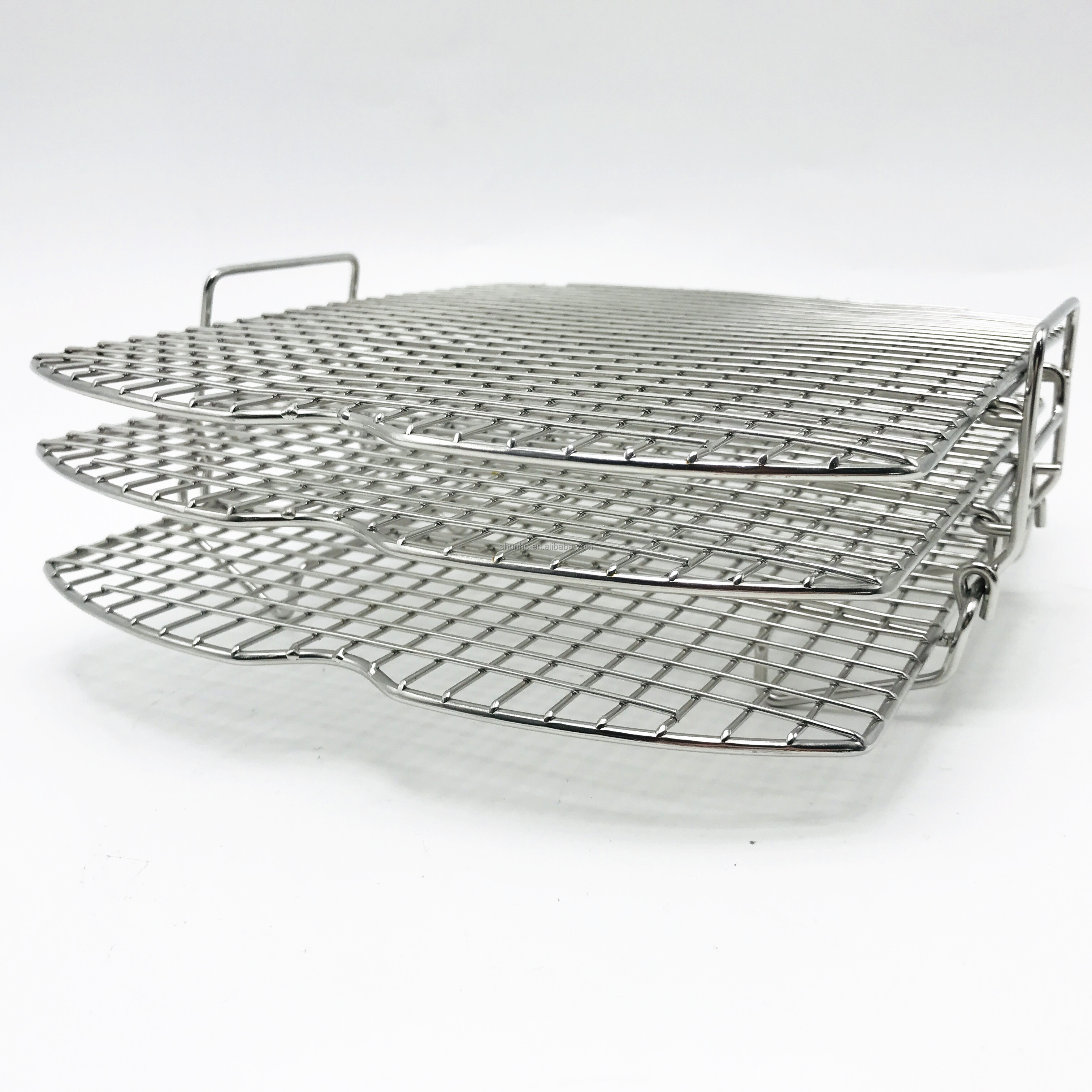 Tampak Samping Rak Pemanggang Stainless Steel