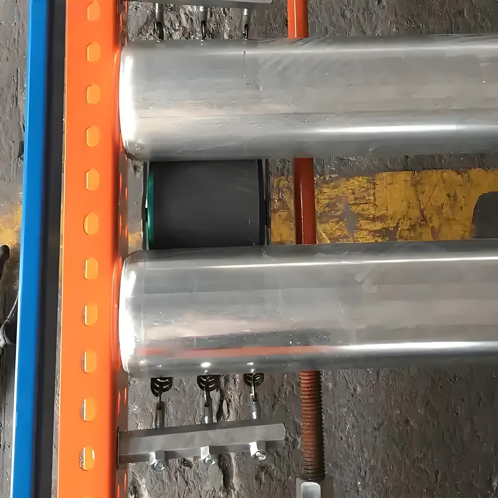 Rak Rol Baja Aliran Palet Gudang Industri Kustom, Rak Gravitasi