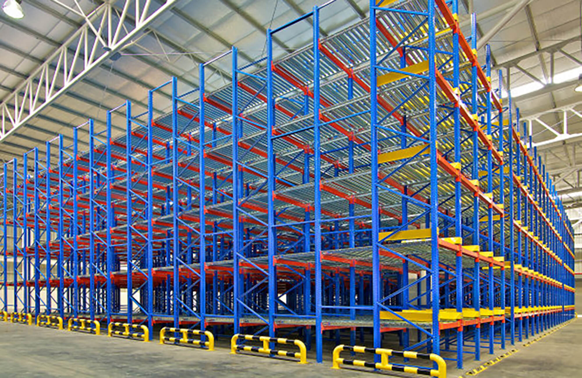 Rak Aliran Gravitasi Logam Tugas Berat Mracking untuk Dijual Sistem Rak Aliran Gravitasi yang Dapat Disesuaikan