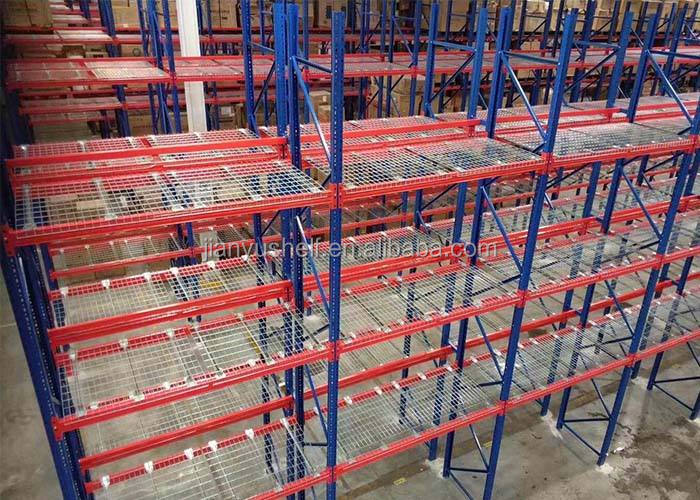 Rak heavy duty dengan wire decking