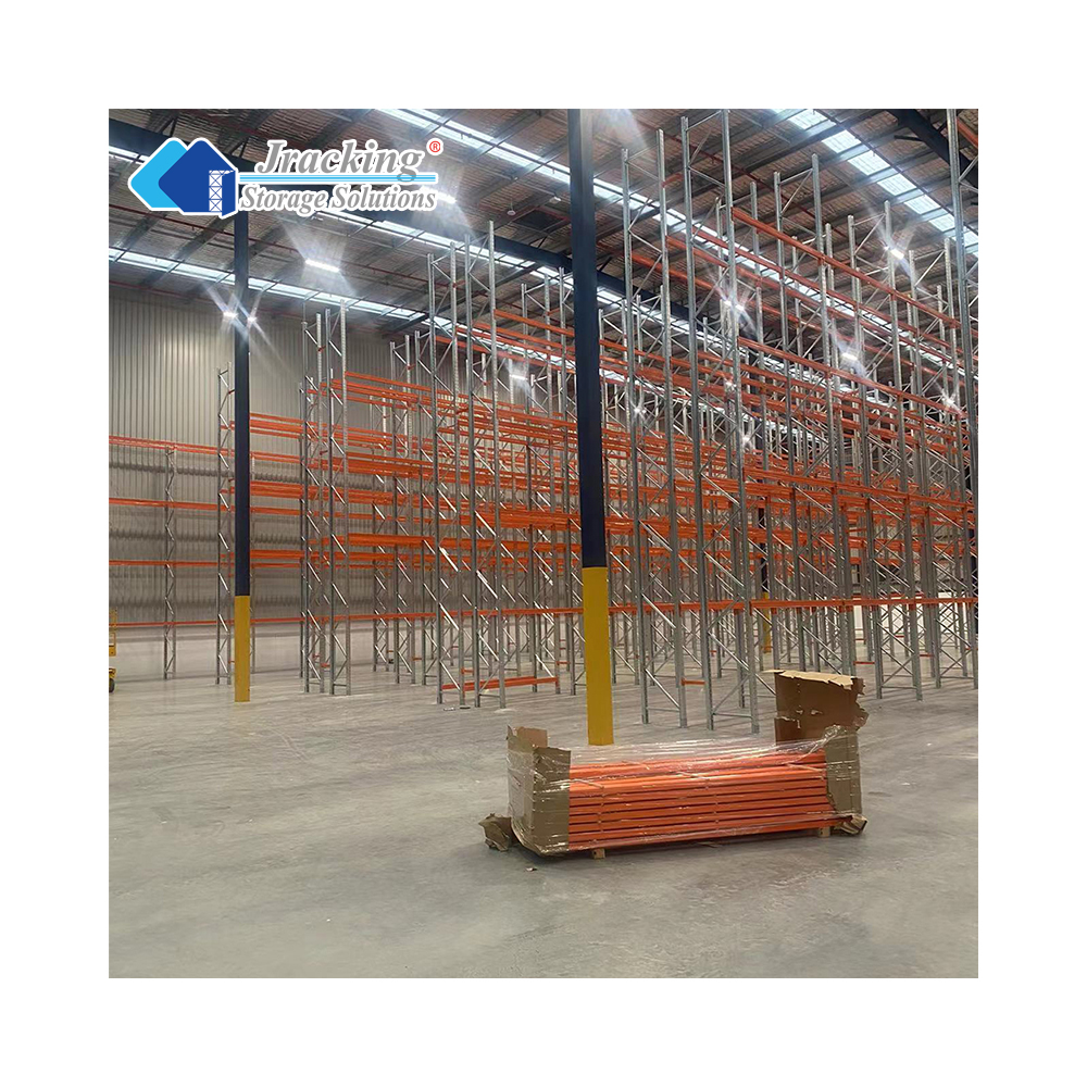 Untuk Jracking Sistem Rak Palet Selektif Tugas Berat Berkualitas Tinggi 5 Lapisan Rak Baja untuk Perlindungan Korosi Karpet