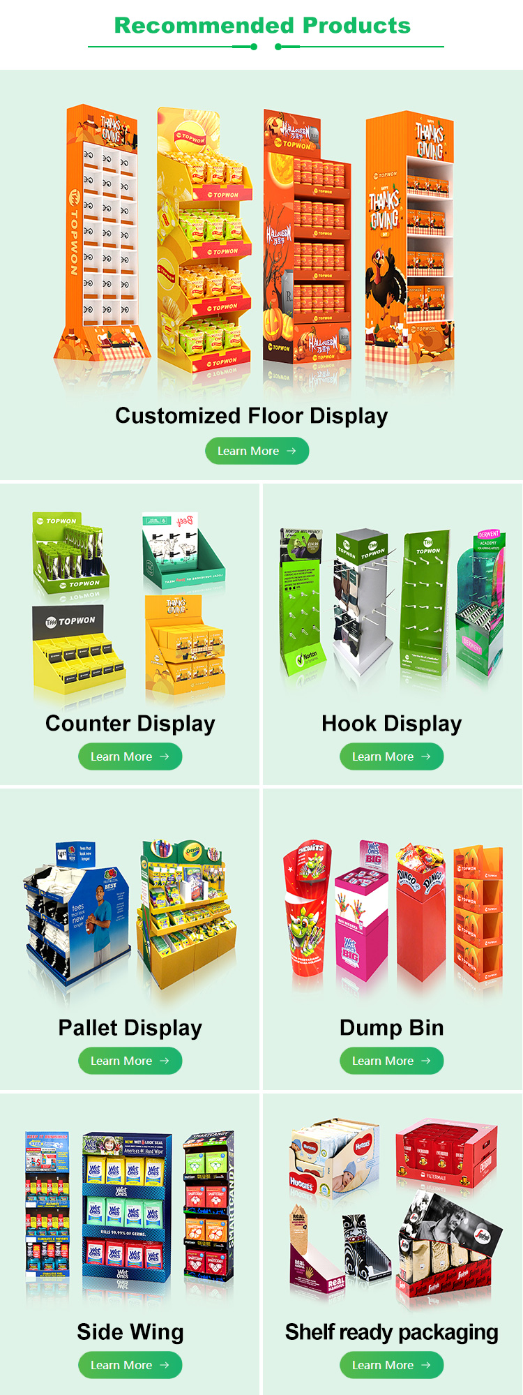 Pilihan Display Produk Ritel