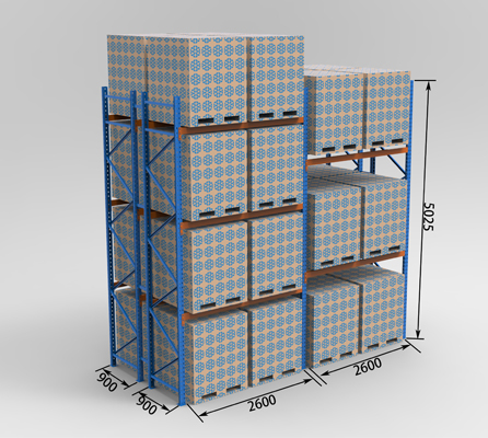 Detail Selective Pallet Rack