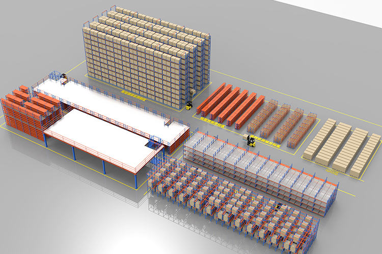 Desain Layout Gudang CAD