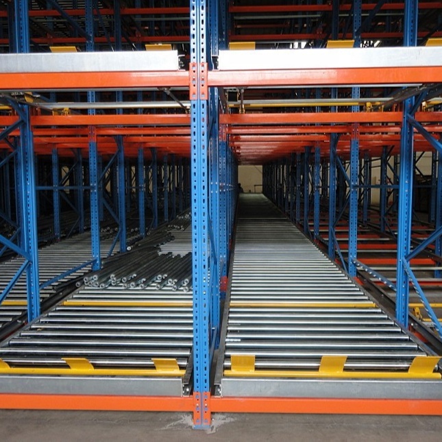 URGO Professional Intensive Storage Flow Rack Roller Pallet Racking untuk Rak Gravitasi
