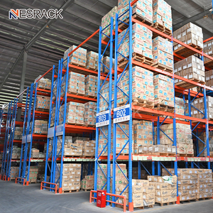 Harga Pabrik Rak Etagere Industri Tugas Berat yang Dapat Diatur, Rak Penyimpanan Selektif untuk Gudang, Sistem Rak Palet untuk Toko
