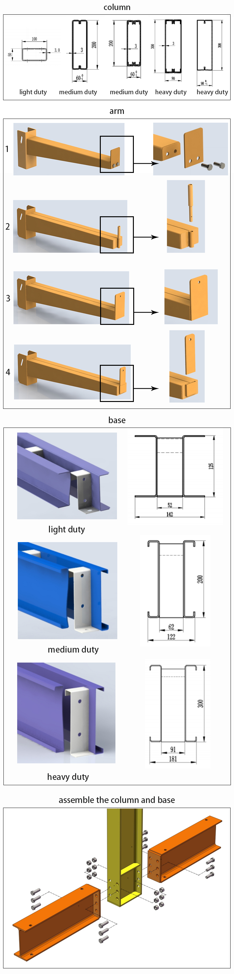 Detail Cantilever Rack