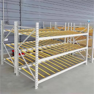 Rak Karton Mracking Sistem Rak Aliran 5 Lapis dengan Perlindungan Korosi, Dapat Diatur & Tahan Lama