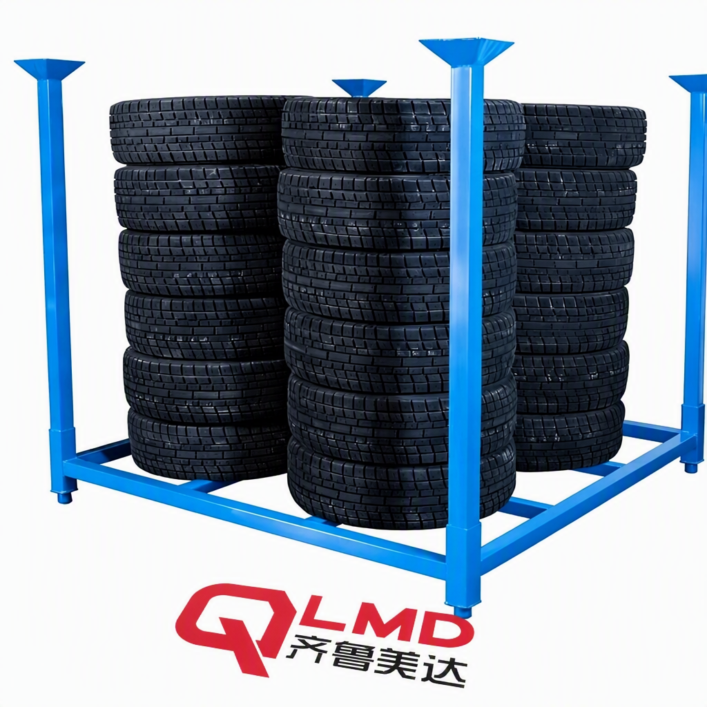 Sistem Rak Palet Baja Modular Tugas Berat XINMIEDA Anti Karat, Berdiri Bebas, Manajemen Kargo Curah, Kapasitas 1500kg, Dapat Dilipat
