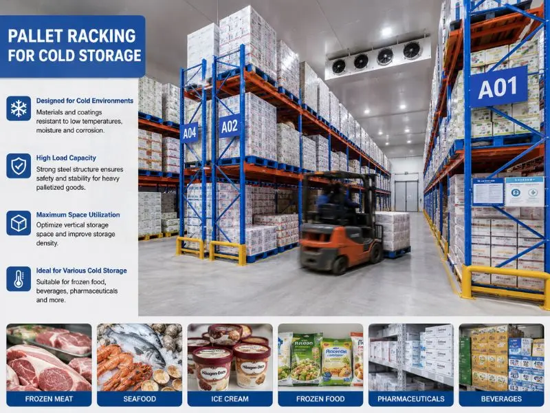 Sistem Rak Gudang Pendingin Cold Storage