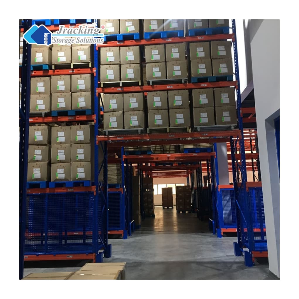 Rak Gudang Berkekuatan Tinggi Jracking, Sistem Rak Palet Standar AU untuk Pusat Logistik, Bersertifikasi AS4084