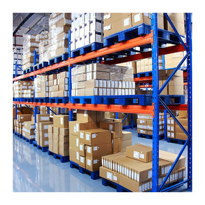 Rak Penyimpanan Palet Logam Tugas Berat Mracking 1000kg/2000kg/3000kg Per Lapisan Rak Palet Industri