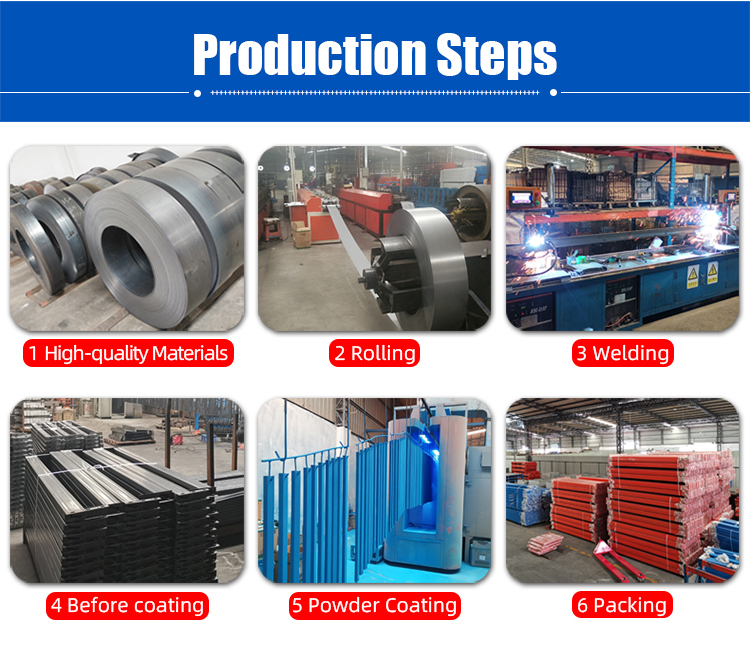 Production Steps Heavy Duty Racking