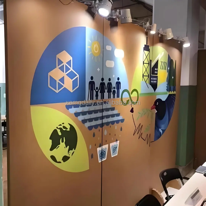 Eco-Friendly Foldable Portable Creative Corrugated Board Display Stand for Supermarkets Shopping Malls Exhibits Customized