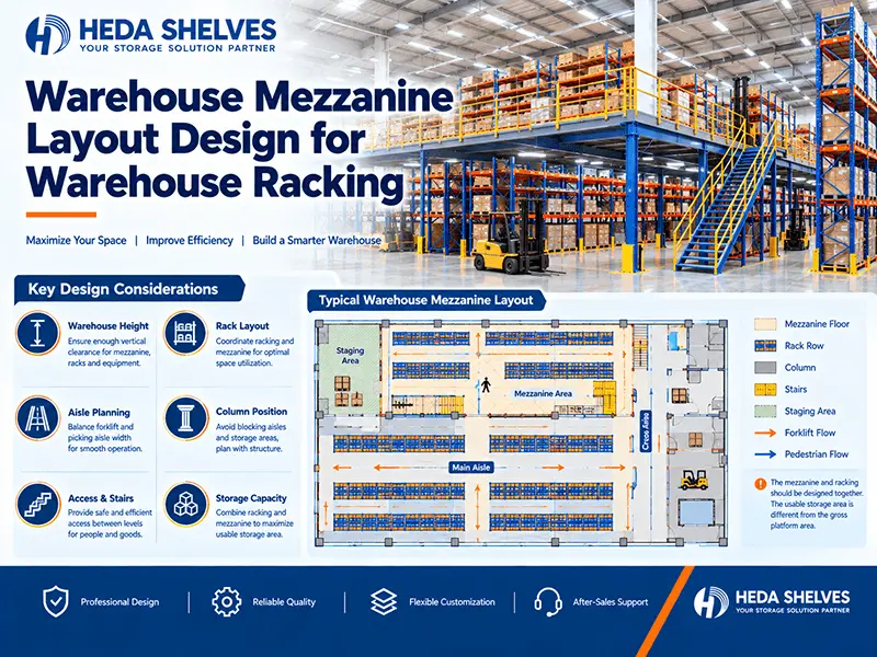 Desain Layout Mezanin Gudang
