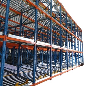 URGO Professional Intensive Storage Flow Rack Roller Pallet Racking untuk Rak Gravitasi