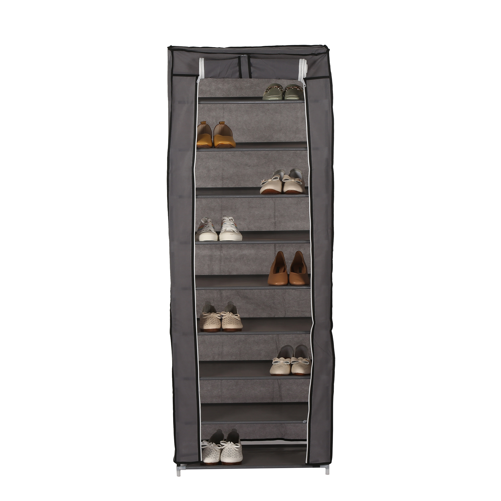 High Quality 9 Tiers Cheap Shoe Rack Cabinet Folding Portable Shelf Shoe Rack