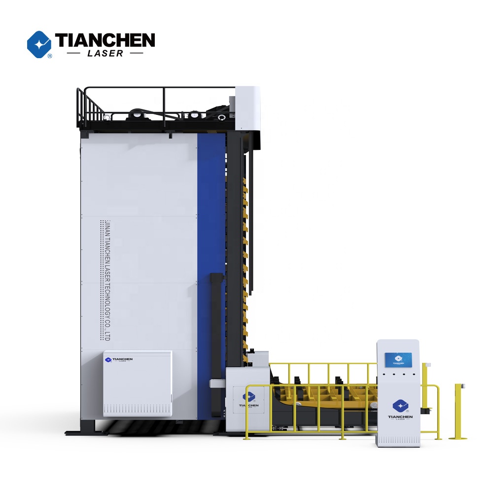 Tianchen Steel Sheet Metal Warehouse Rack Storage Tower Automatic Vertical SL Series 3015/4020/6015 Heavy Duty Corrosion