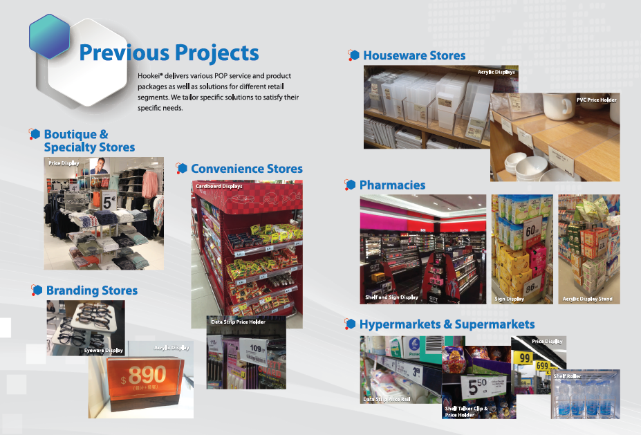 Supermarket PP Plastic Hanging for Potato Chip Rack with Metal Hooks for Merchandise Display-Customized Color & Length
