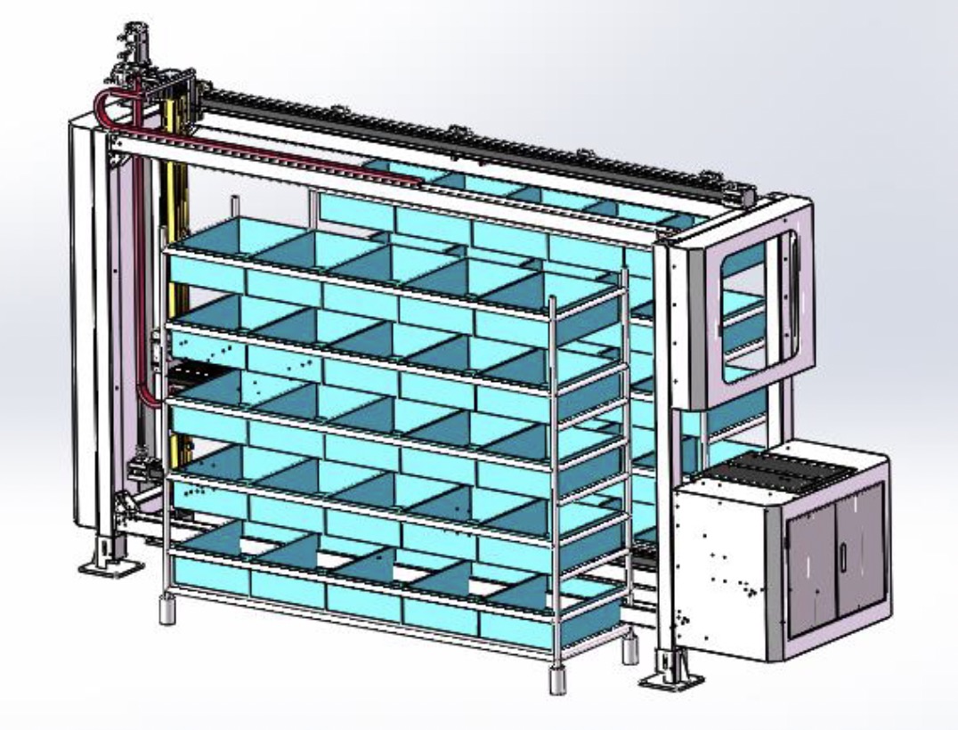 Truelisort Put Wall Adjustable Sort Solution Rak Penyimpanan Gudang Industri Kapasitas 5kg Terbuat dari Baja Karbon Tahan Lama dengan Lapisan Serbuk, Solusi Penyortiran yang Dapat Diatur