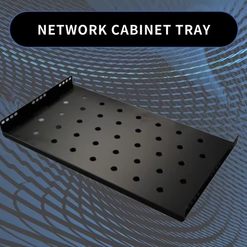 Rak Server/Baki 490*250mm Tebal 1.2mm dengan Tuas Kantilever 1U 19 inci yang Disesuaikan untuk Pemasangan Mudah