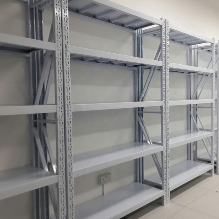 Rak Penyimpanan Gudang Tanpa Baut yang Dapat Diatur dan Populer dari Mracking, Unit Rak Penyimpanan Gudang Tugas Sedang, Rak Susun Tanpa Baut