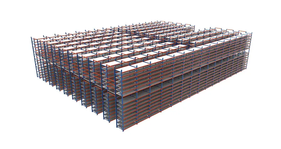 Simulasi 3D Rendering Gudang Industri