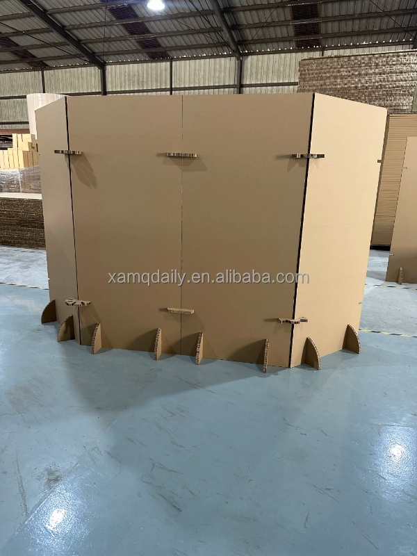 Eco-Friendly Foldable Portable Creative Corrugated Board Display Stand for Supermarkets Shopping Malls Exhibits Customized