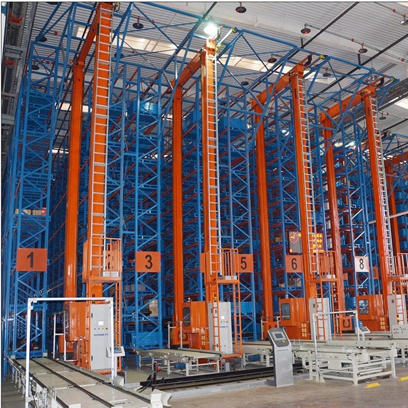 Sistem Rak Gudang Tugas Berat Cerdas Otomatis Penuh yang Dapat Disesuaikan untuk Industri Elektronik ASRS