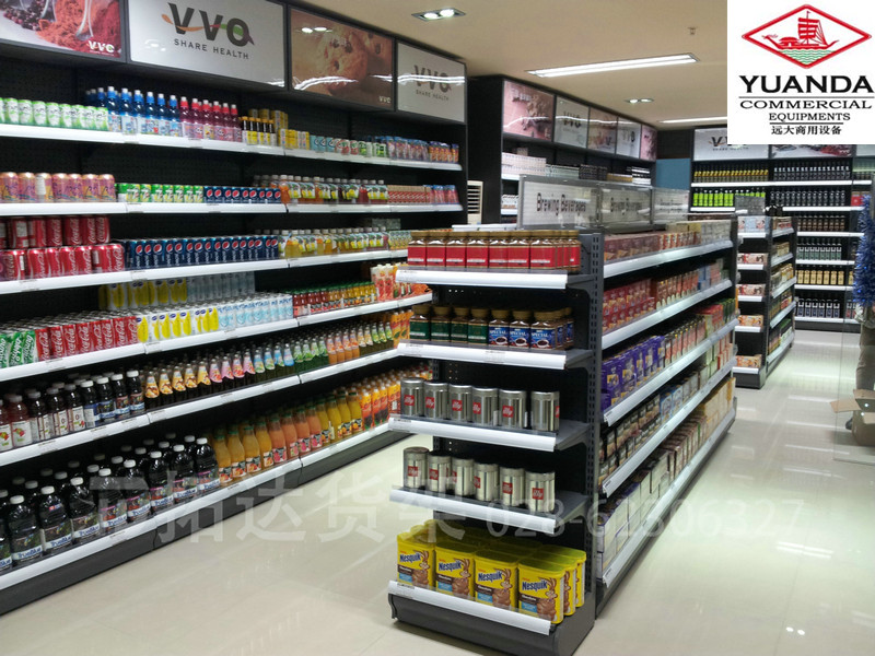 Rak Supermarket Lubang Gantung Hook dan Display Minuman