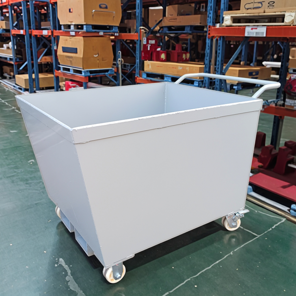 Rak Penyimpanan Palet Baja Jaring Kawat Lipat Tugas Berat CASE CARTER OEM 600*400*400mm 4 Tingkat