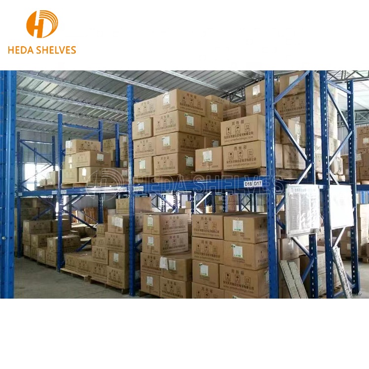 Sistem Rak Penyimpanan Industri Tugas Berat, Unit Susun, Rak Logam, Gudang, Rak Palet Baja